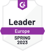 G2 Badge Leader Europe Spring 2023