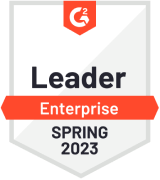 G2 Badge Leader Enterprise Spring 2023